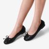 DREAM PAIRS Ballerines Classiques pour Femmes Ballerines Fashion Flats pour Femme(Noir)