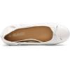DREAM PAIRS Ballerines Femme Chaussures Classiques Ballerines Plates Femmes Élégantes(Blanc)