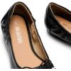 DREAM PAIRS Ballerines Femme Chaussures Classiques Ballerines Plates Femmes Élégantes(Noir)