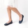 DREAM PAIRS Ballerines Femme Classique Chaussures Plates pour Femmes Douces et Confortables(Marine)