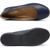 DREAM PAIRS Ballerines Femme Classique Chaussures Plates pour Femmes Douces et Confortables(Marine)