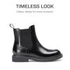 DREAM PAIRS Bottes Fille à Fermeture Éclair Côté Bottines Chelsea Mode Confortables Chaussures Enfant pour École et Loisirs(Noir)