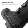 DREAM PAIRS Bottes Neige Enfant Fille Garçon Chaudes Imperméables Antidérapantes Hiver Extérieur(Noir)