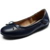 DREAM PAIRS Ballerines Femme Chaussures Classiques Ballerines Plates Femmes Élégantes(Navy)