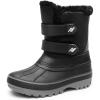 DREAM PAIRS Bottes Neige Enfant Fille Garçon Chaudes Imperméables Antidérapantes Hiver Extérieur(Noir)