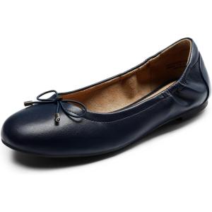 DREAM PAIRS Ballerines Femme Chaussures Classiques Ballerines Plates Femmes Élégantes(Navy)