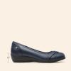 DREAM PAIRS Ballerines Femme Classique Chaussures Plates pour Femmes Confortables et Légères DWUMFA2503(Marine)