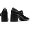 Dream Pairs Escarpins pour Femme – Plateforme épaisse Mary Janes – Boucle – Appartements – Bouche Plate – Japonais – Mignon – Chaussures de Princesse Lolita(Noir Pu)