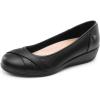 DREAM PAIRS Ballerines Femme Classique Chaussures Plates pour Femmes Confortables et Légères DWUMFA2503(Noir)