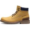 Bruno Marc Bottes Hiver Hommes – Bottines Courtes Chaudes et Doublées pour Garçons, Idéales pour Plein Air, Randonnée et Trekking(Jaune)
