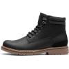 Bruno Marc Bottes Hiver Hommes – Bottines Courtes Chaudes et Doublées pour Garçons, Idéales pour Plein Air, Randonnée et Trekking(Noir)