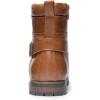 Bruno Marc Bottes Moto Homme Bottes Lacets Chukka Classiques Chaussures Biker Casual(Brun)