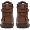 Bruno Marc Bottes de moto à lacets classiques pour homme avec fermeture éclair latérale(Camel)
