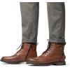 Bruno Marc Bottes de moto à lacets classiques pour homme avec fermeture éclair latérale(Chameau)
