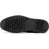 Bruno Marc Bottes de moto à lacets classiques pour homme avec fermeture éclair latérale(Noir)