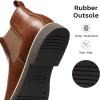 Bruno Marc Bottines Chelsea Bottes Homme Confortable Classiques Ankle Boots(Marron)