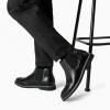 Bruno Marc Bottines Chelsea Bottes Homme Confortable Classiques Ankle Boots(Noir)