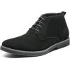 Bruno Marc Bottes Hommes Elégante Bottines Chukka avec Doublure Respirante Confortable(Noir)