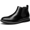 Bruno Marc Bottines Chelsea Bottes Homme Confortable Classiques Ankle Boots(Noir)