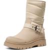 DREAM PAIRS Botte de Neige pour Femme Bottes de Hiver Chaussures Chaude SDSB2202W-E(Nu)