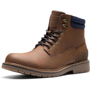 Bruno Marc Bottes Hiver Hommes – Bottines Courtes Chaudes et Doublées pour Garçons, Idéales pour Plein Air, Randonnée et Trekking(Marron)