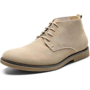 Bruno Marc Bottes Hommes Elégante Bottines Chukka avec Doublure Respirante Confortable(Naturel)