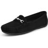 DREAM PAIRS Femmes Mocassins Loafers Confortables à Enfiler Chaussures Plates pour Marche Conduite(Noir)
