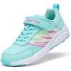 DREAM PAIRS Basket Enfant Garçon Fille Légères Respirantes Confortables Chaussures de Tennis pour Sport Quotidien et Course(Vert Mint)