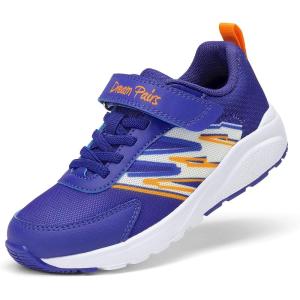 DREAM PAIRS Basket Enfant Garçon Fille Légères Respirantes Confortables Chaussures de Tennis pour Sport Quotidien et Course(Marine)